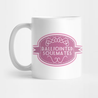 Balljointed Soulmates Design rose Mug